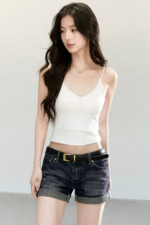 Elastic Lace V-Neck Camisole