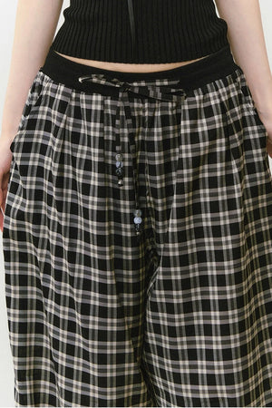 Elastic Waistband Drapey Pants