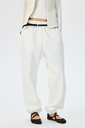 Elasticated Fleece Sweatpants