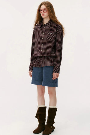 Elasticated Waist Cotton Shirt