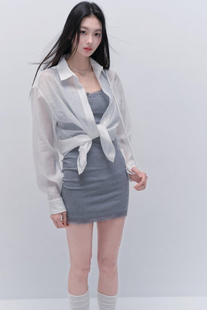 Elegant Blue Blouse Shirt