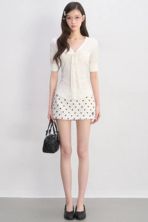 Elegant Bow Tie Blouse