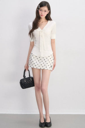 Elegant Bow Tie Blouse