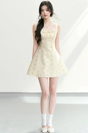 Elegant Floral A-Line Dress