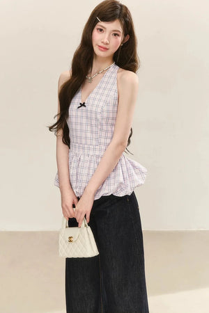 Elegant Floral Tulip Top
