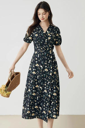 Elegant French Long Dress