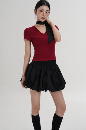 Elegant High-Waisted A-Line Skirt