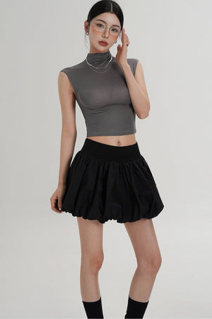 Elegant High-Waisted A-Line Skirt