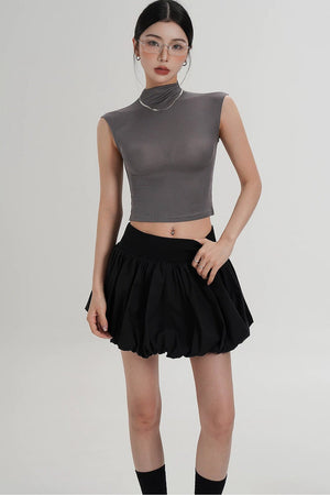 Elegant High-Waisted A-Line Skirt