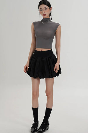 Elegant High-Waisted A-Line Skirt