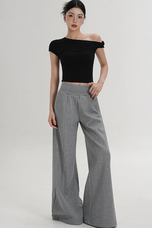 Elegant High-Waisted Flared Pants