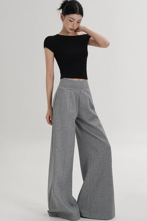 Elegant High-Waisted Flared Pants
