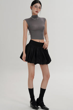 Elegant High-Waisted Sleeveless Top