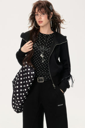 Elegant Hooded Cardigan
