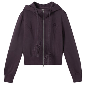 Elegant Hooded Cardigan