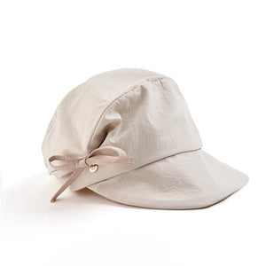 Elegant Irregular Pleated Newsboy Cap