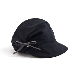 Elegant Irregular Pleated Newsboy Cap