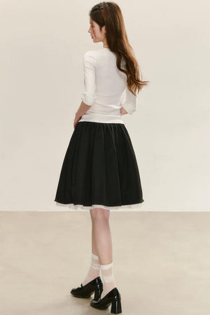 Elegant Knitted V-Neck Top