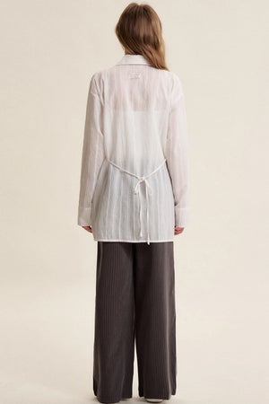 Elegant Lace Trim Pants