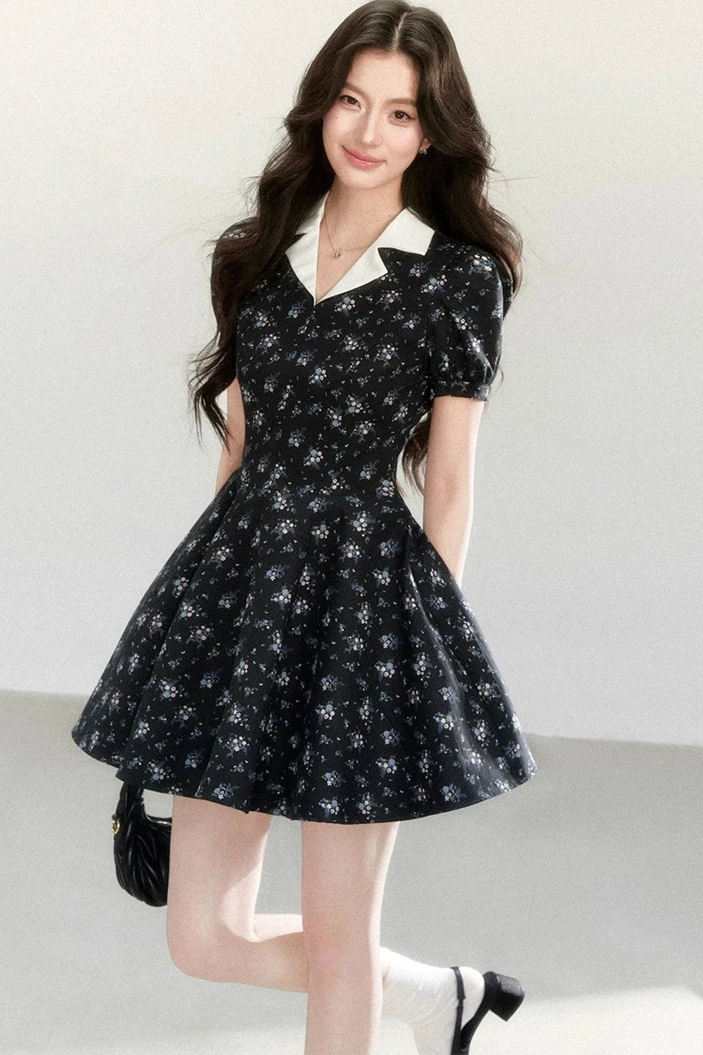 Elegant Ladylike Printed Dress