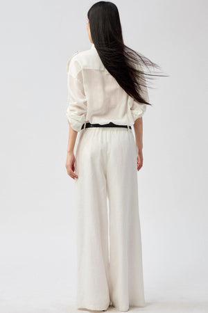 Elegant Line White Shirt
