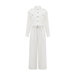 Elegant Line White Shirt