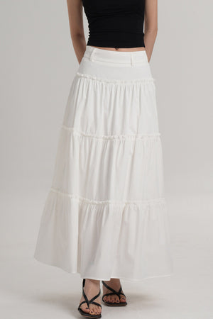 Elegant Pleated A-Line Skirt