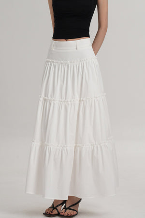 Elegant Pleated A-Line Skirt