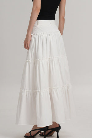 Elegant Pleated A-Line Skirt