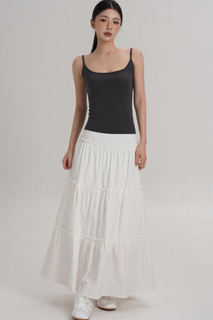 Elegant Pleated A-Line Skirt