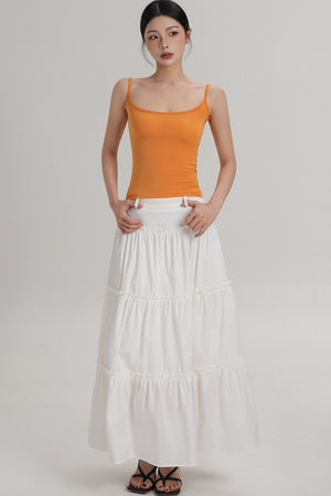 Elegant Pleated A-Line Skirt
