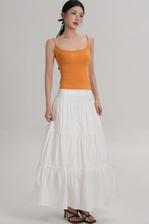 Elegant Pleated A-Line Skirt