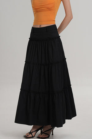 Elegant Pleated A-Line Skirt