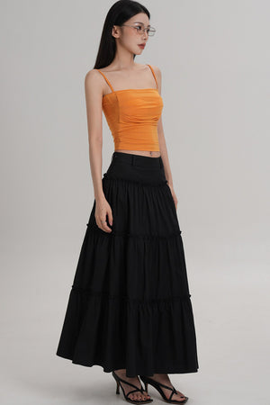 Elegant Pleated Camisole Top
