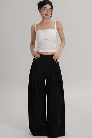 Elegant Pleated Camisole Top