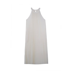 Elegant Pleated Gown Dress