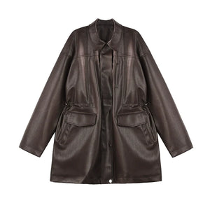 Elegant PU Leather Jacket