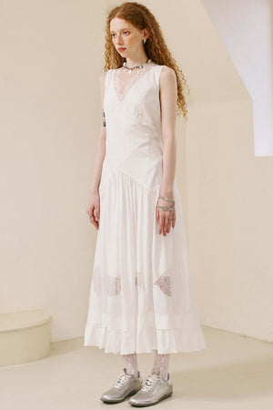 Elegant V-Neck Lace Dress
