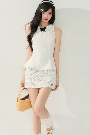 Elegant Waist-Cinching Skirt Set-Up