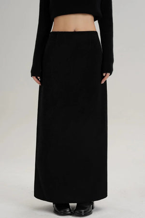 Elegant Wool Pencil Skirt