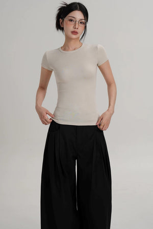 Elegant Wool Slim Sweater