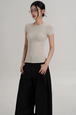 Elegant Wool Slim Sweater