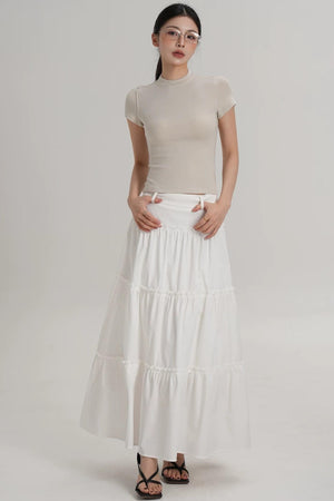 Elegant Wool Waist-Cinching Top