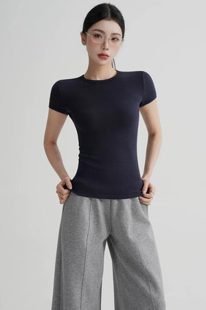 Elegant Wool Waist-Slimming Top