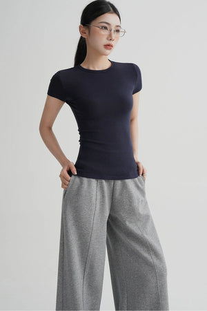 Elegant Wool Waist-Slimming Top