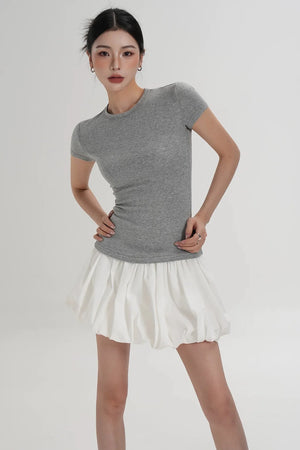 Elegant Wool Waist-Slimming Top