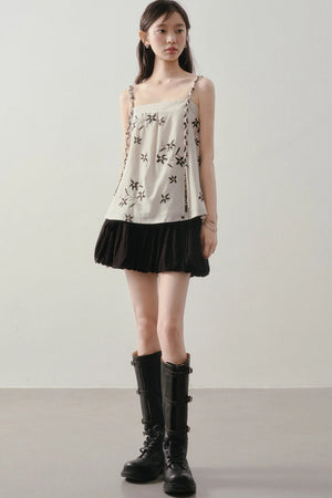Embroidered Floral Camisole
