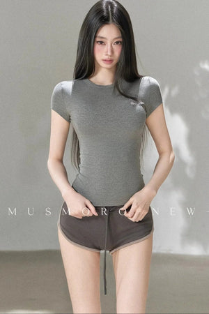 Embroidered Hollow Knit Top