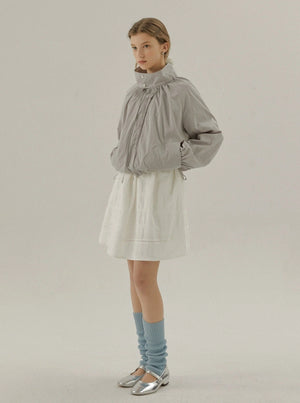 Embroidery White Streamer Dress