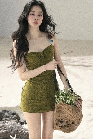 Entwined Vines Bodycon Dress Set-Up